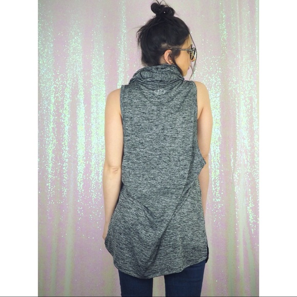 SOLD UNDER ARMOUR Sleeveless Hoodie Dress Tunic - Picture 2 of 3